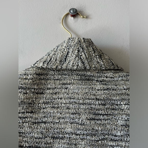 ALICE + OLIVIA - Metallic Tweed Blazer/Jacket - XS- Made in NY City - Picture 13 of 15